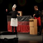 Auf der Bühne: Kochshow